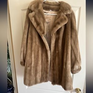 Vintage woman’s fur coat